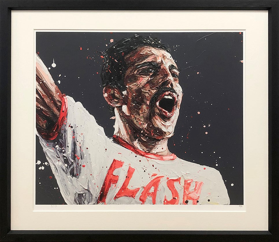 Flash Framed Print on Paper by Artist Paul Oz