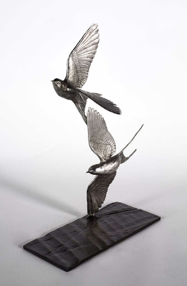 Flight of Love Bronze Sculpture by Artist Michael Simpson