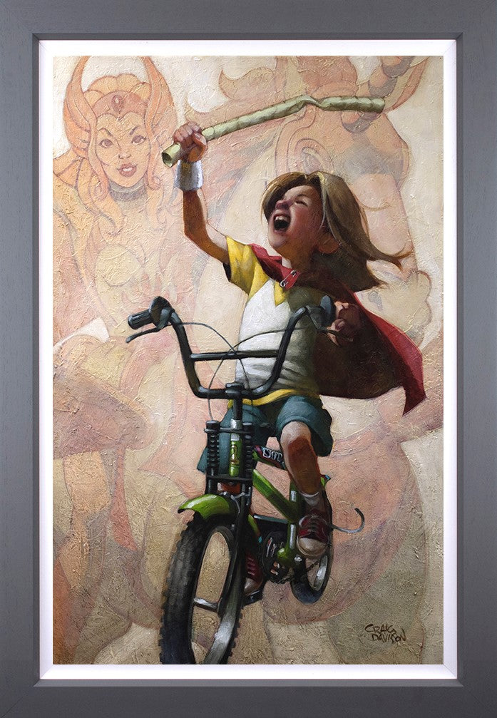 Fly Swift Wind Fly Framed Canvas on Board by Artist Craig Davison