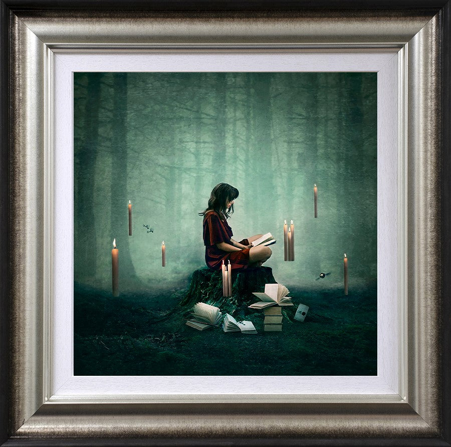 Forbidden Forest Framed Print on Paper by Artist Michelle Mackie