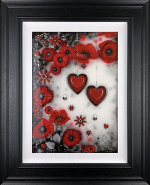 Forever Loved Framed Print on Paper by Artist Kealey Farmer