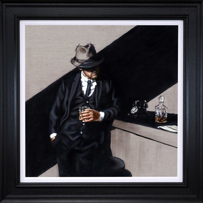 Fortune Favours The Brave Framed Hand Finished Print on Board by Artist Richard Blunt