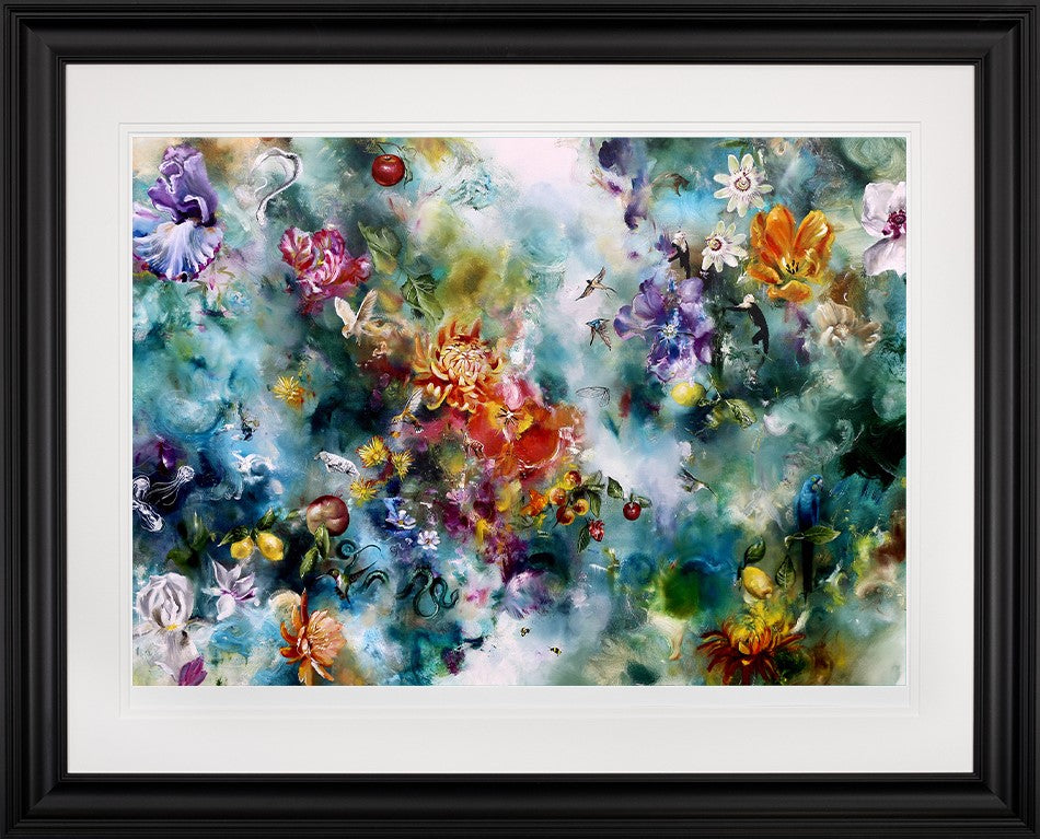 Fragment Framed Print on Paper by Artist Katy Jade Dobson