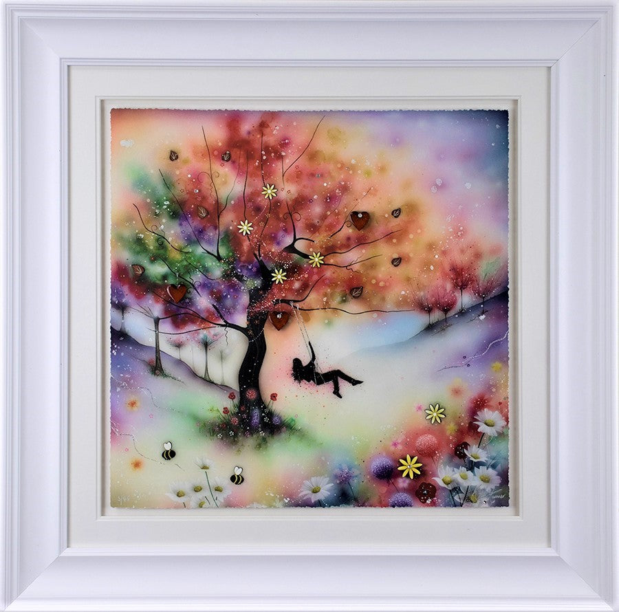 Free To Fly Framed Print on Paper by Artist Kealey Farmer