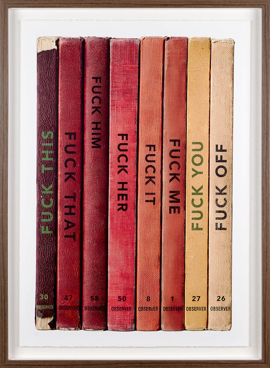 Fuck Off Signed Framed Limited Edition Print on Paper by Artists The Connor Brothers