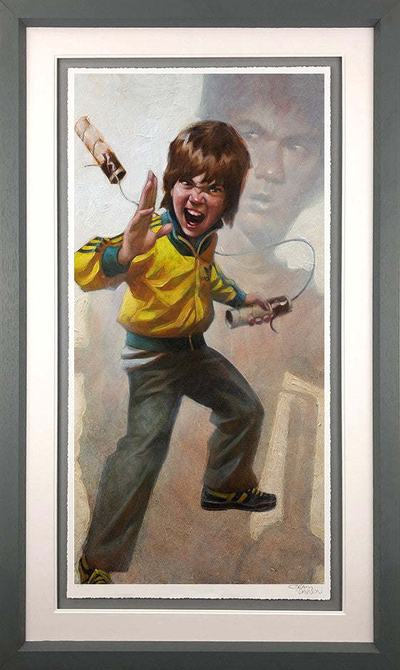 Game of Daz Framed Print on Paper by Artist Craig Davison