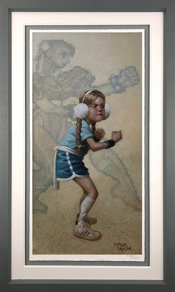 Game On  Framed Print on Paper by Artist Craig Davison