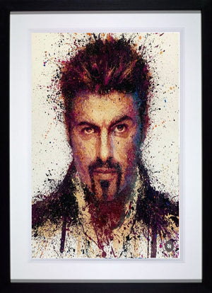 George Signed Framed Limited Edition Print on Paper by Artist Daniel Mernagh