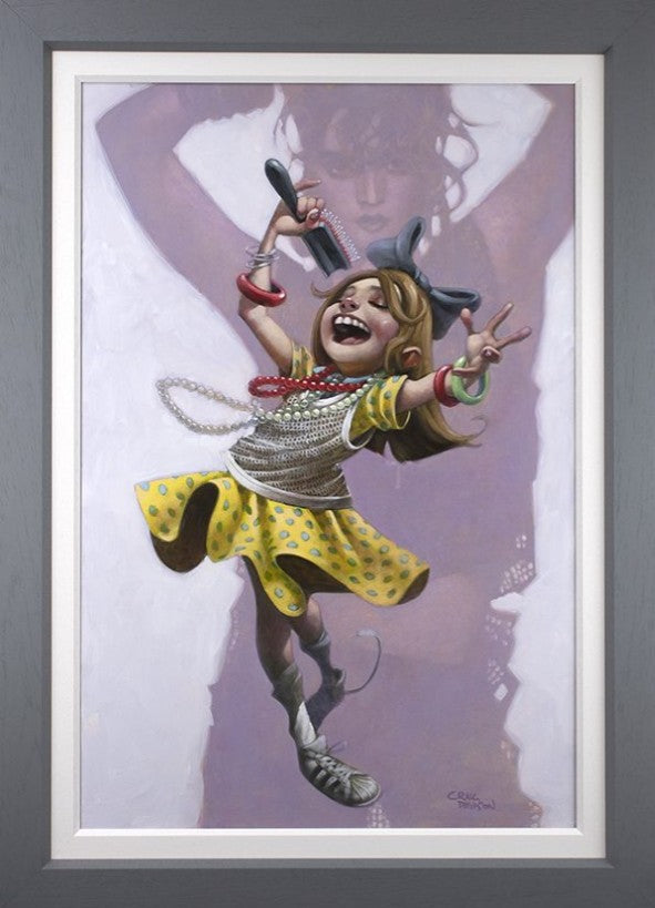 Get Into The Groove Framed Signed Limited Edition Print on Board by Artist Craig Davison