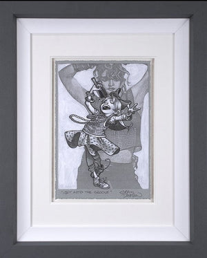Get Into The Groove Framed Signed Limited Edition Print on Paper by Artist Craig Davison