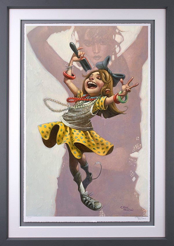 Get Into The Groove Framed Print on Paper by Artist Craig Davison