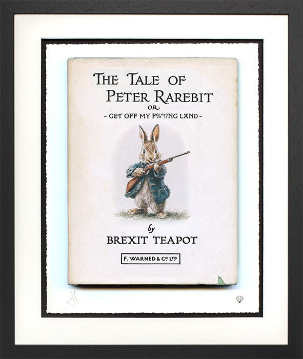 Get Off My F%"!?ng Land Framed Signed Limited Edition Print on Paper by Artist JJ Adams