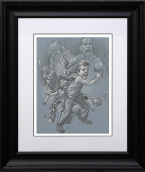 Get to Da Choppa Framed Signed Limited Edition Print on Paper by Artist Craig Davison
