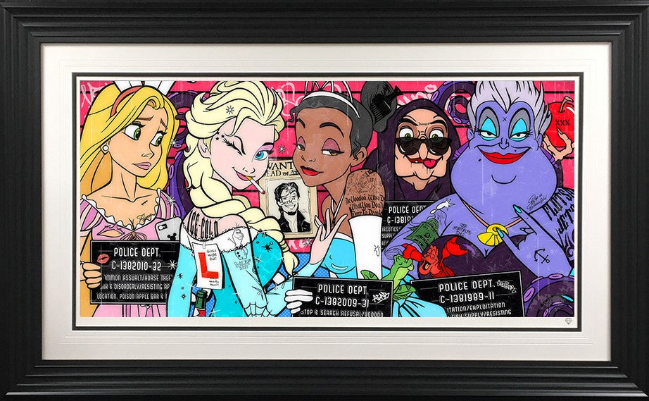 Girls Night Out Framed Print on Paper by Artist JJ Adams