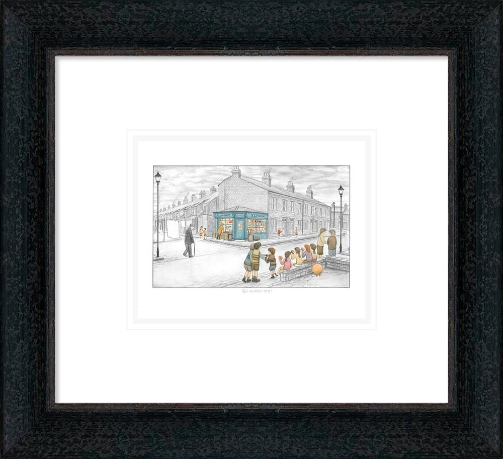Gis Another One Signed Framed Limited Edition Print on Paper by Artist Leigh Lambert