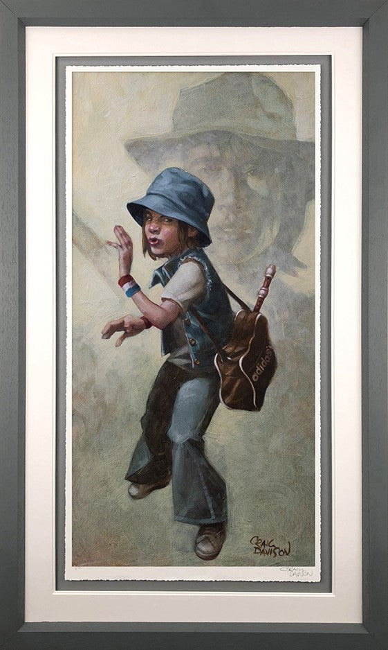 Grass Hopper Framed Print on Paper by Artist Craig Davison