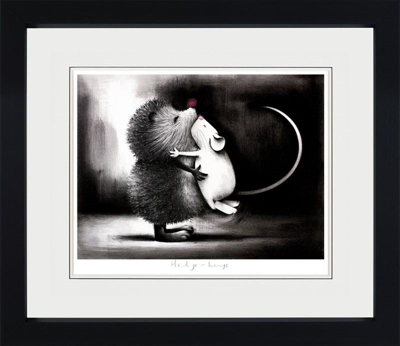 Hedge Hugs Framed Print by Artist Doug Hyde