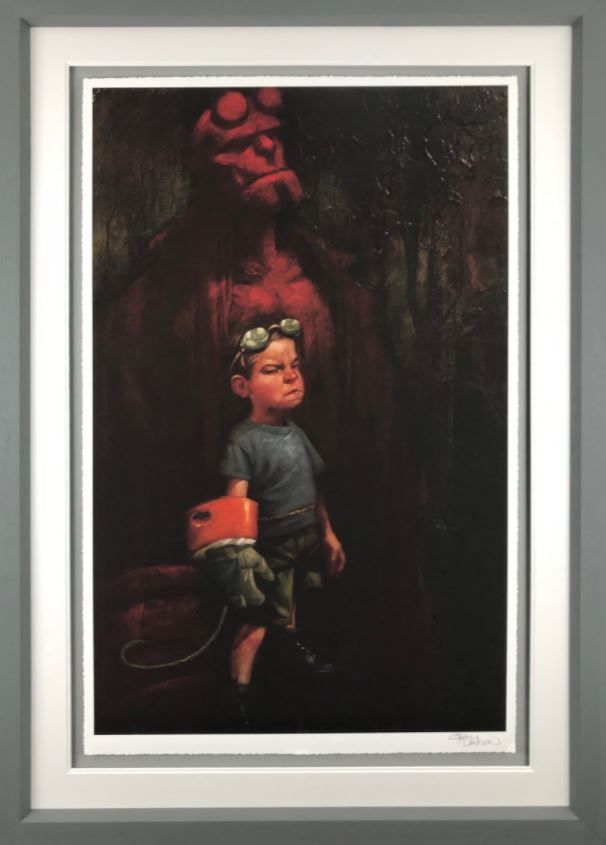 Hell Yeah Framed Print on Paper by Artist Craig Davison