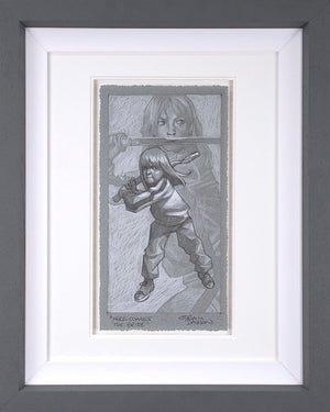 Here Comes The Bride Framed Signed Limited Edition Print on Paper by Artist Craig Davison