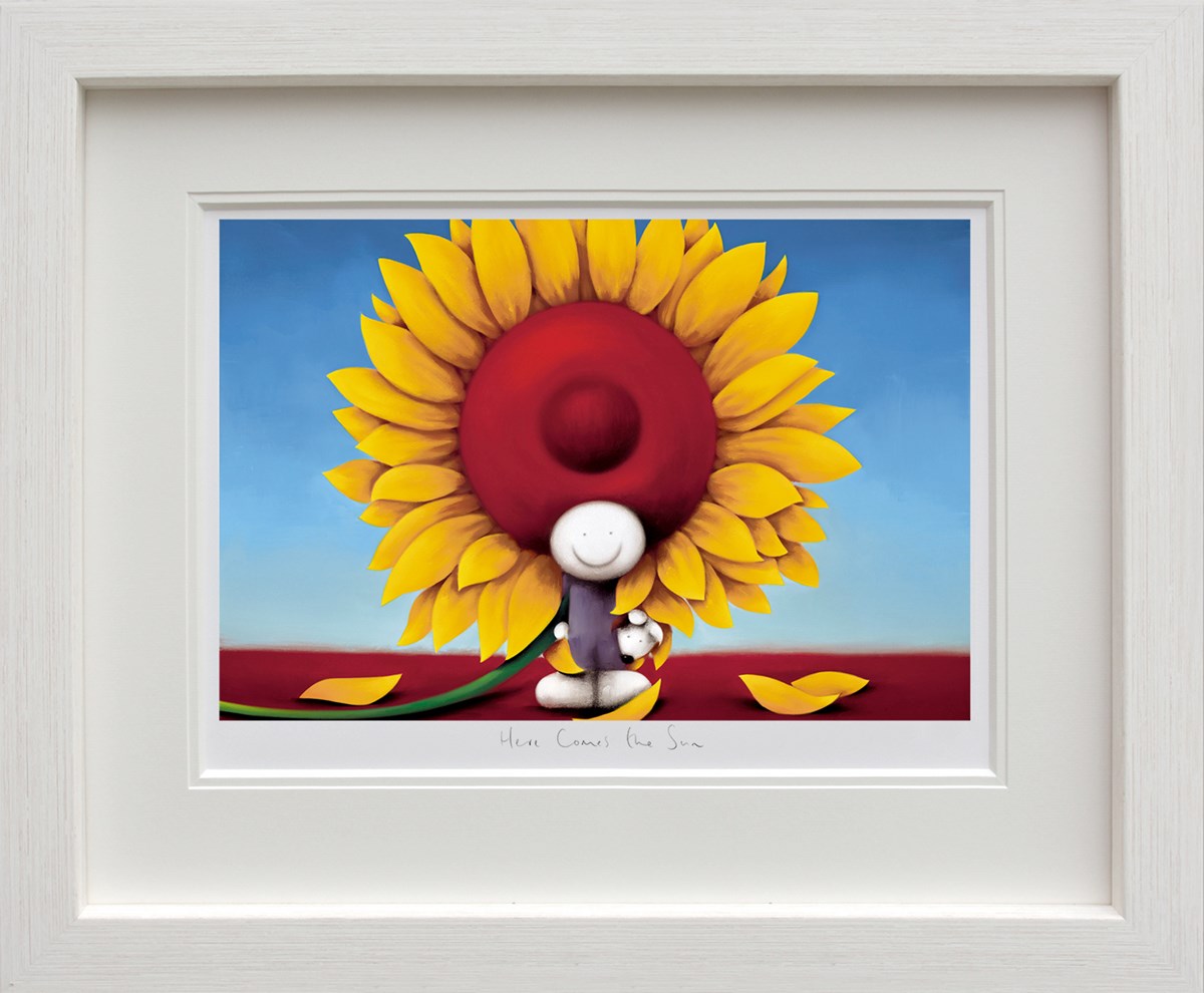 Here Comes The Sun Framed Print on Paper by Artist Doug Hyde