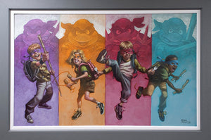 Heroes In A Half Shell Framed Signed Limited Edition Print on Board by Artist Craig Davison