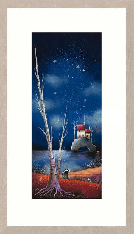 Hide & Seek Signed Framed Limited Edition Print on Paper by Artist Gary Walton