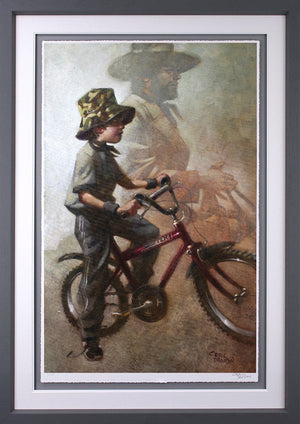 High Plains Grifter  Framed Print on Paper by Artist Craig Davison