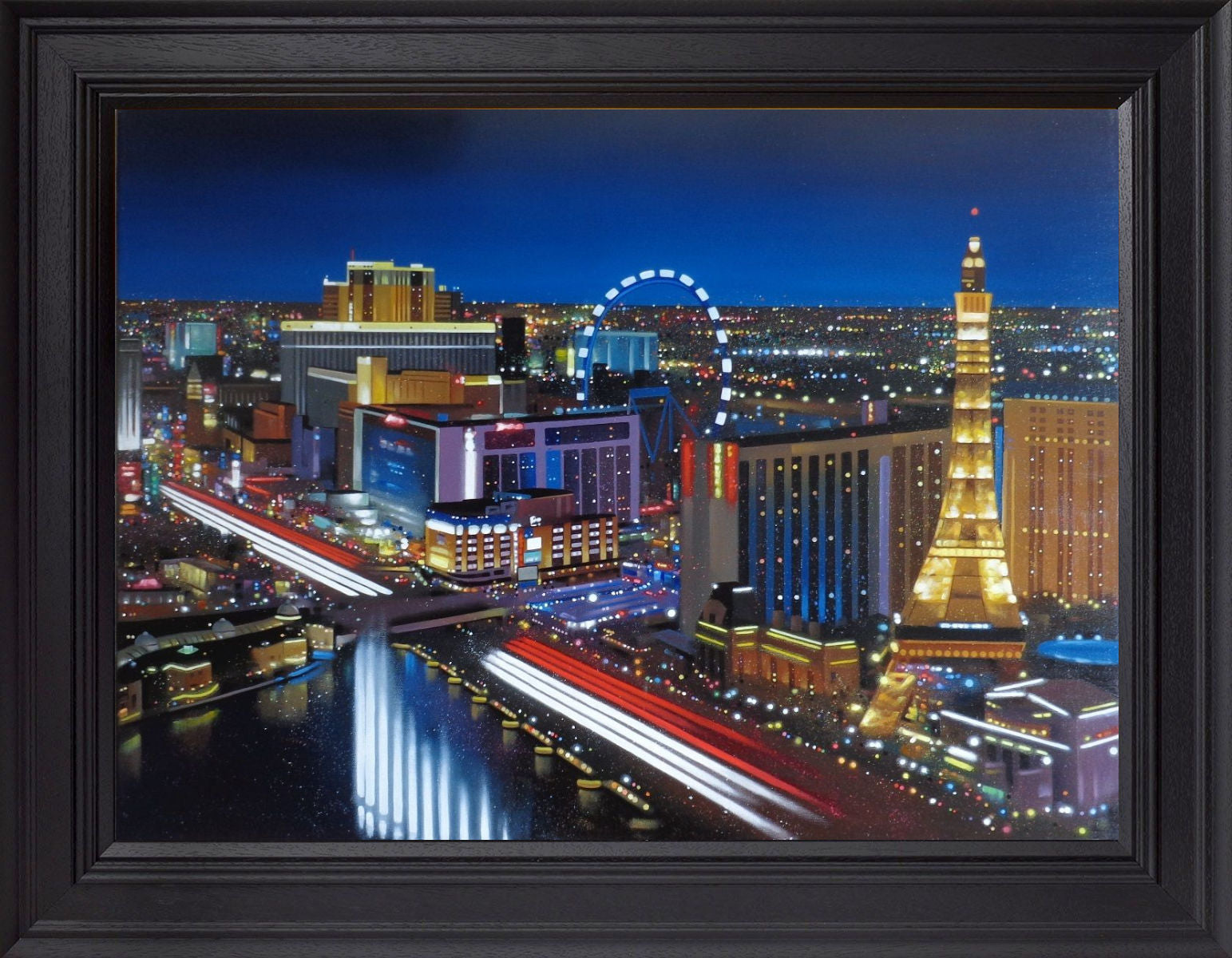 High Rolling Framed Canvas Print on Board by Artist Neil Dawson