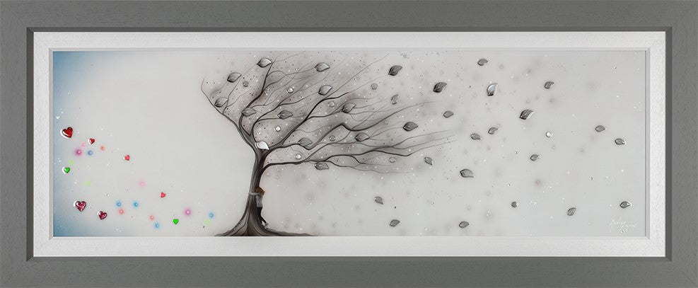 Hold On Framed Print on Paper by Artist Kealey Farmer