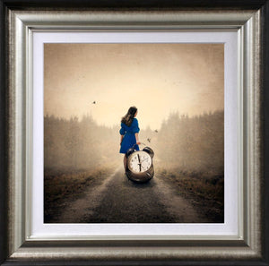 Holding Onto Every Minute Framed Print on Paper by Artist Michelle Mackie