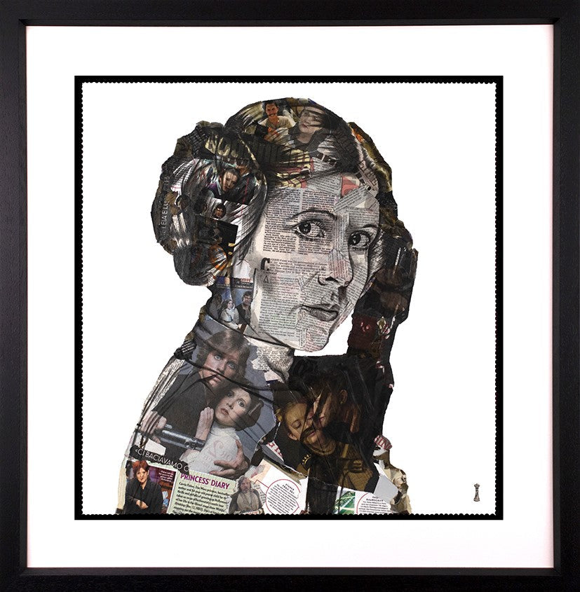 Hollywood Princess Framed Print by Artist Chess