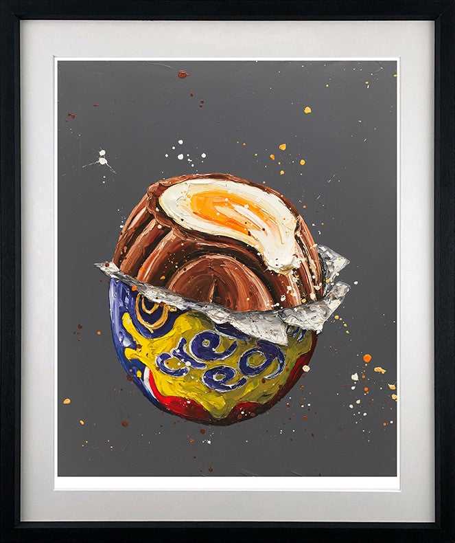 How Do You Eat Yours Framed Print on Paper by Artist Paul Oz