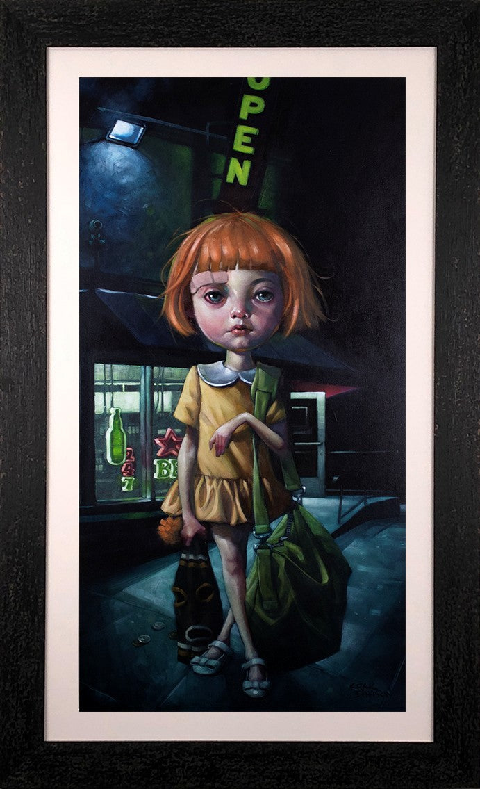 How Far Can Too Far Go Framed Signed Limited Edition Print on Board by Artist Craig Davison