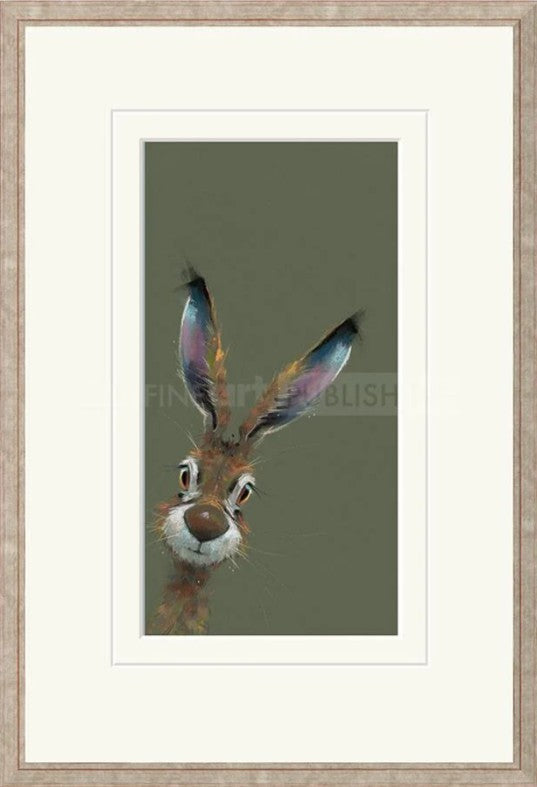 Hugo Signed Framed Limited Edition Print on Paper by Artist Nicky Litchfield