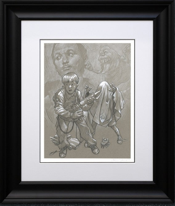 I Ain’t Afraid of No Ghost Framed Signed Limited Edition Print on Paper by Artist Craig Davison