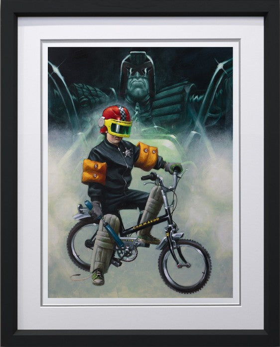 I Am The Law, Creep Signed Limited Edition Print on Paper by Artist Craig Davison