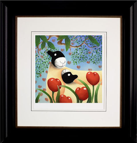 I Love You Too Framed Print on Paper by Artist Mackenzie Thorpe