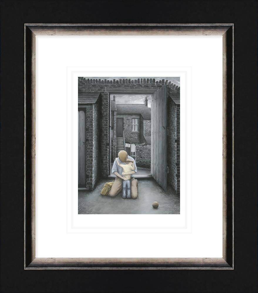 I'm All Yours Now Son Framed Print on Paper by Artist Leigh Lambert