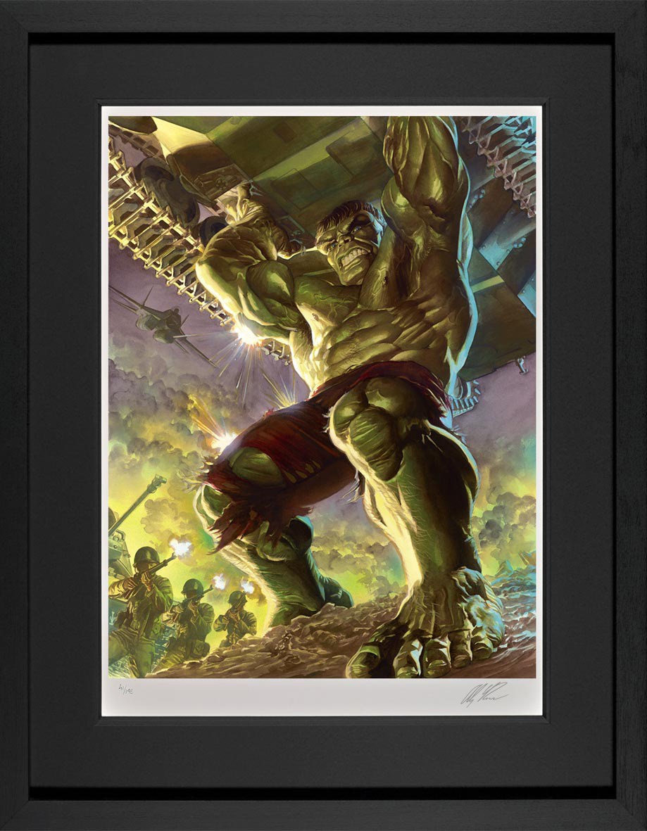 Immortal Hulk Framed Print on Paper by Artist Alex Ross