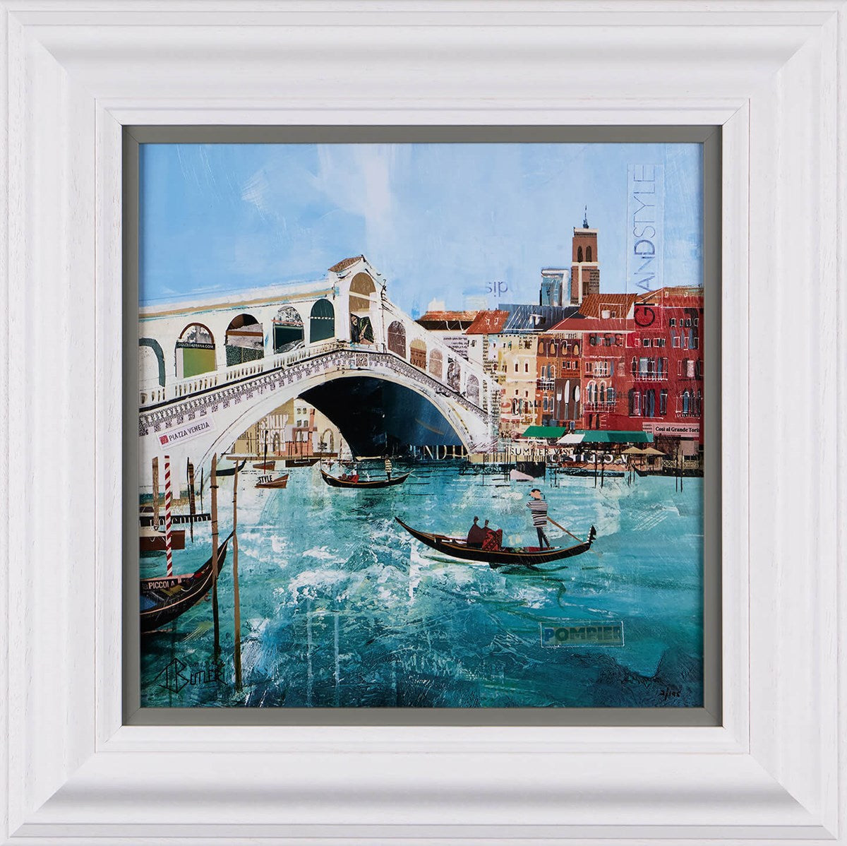 In Grand Style Signed Limited Edition Print on Board by Artist Tom Butler