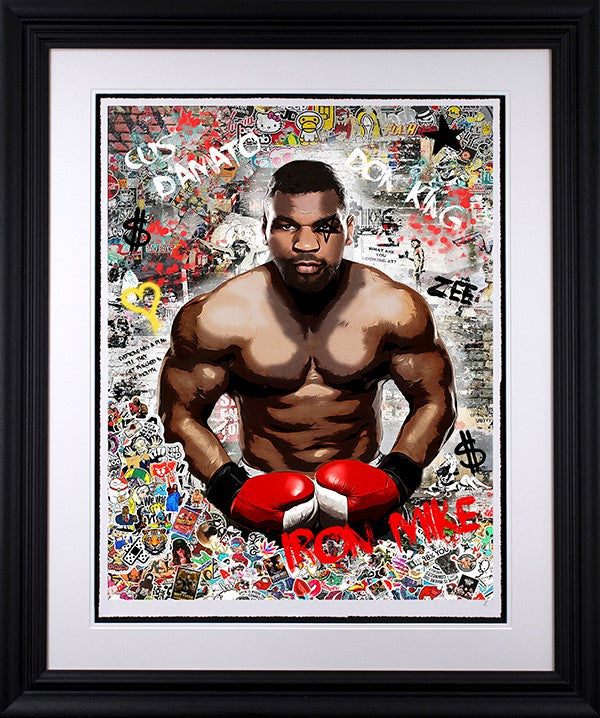 Iron Mike Framed Print on Paper by Artist Zee