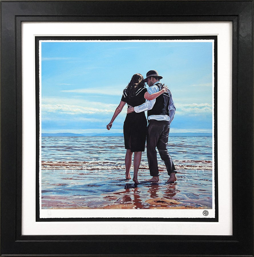 I've Got You Framed Print on Paper by Artist Richard Blunt