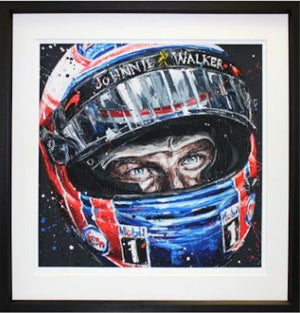 Jenson 2016 Framed Print on Paper by Artist Paul Oz