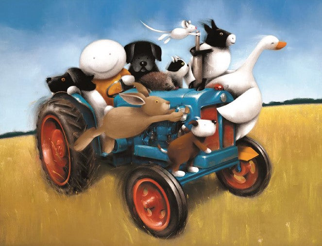 Joyride Mounted Print by Artist Doug Hyde