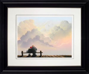 Just A Perfect Day Framed Print on Paper by Artist Mackenzie Thorpe