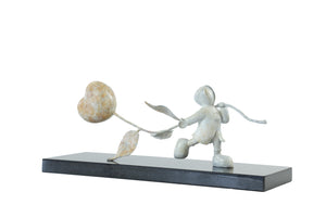 Just Love Limited Edition Bronze Sculpture by Artist Mackenzie Thorpe 