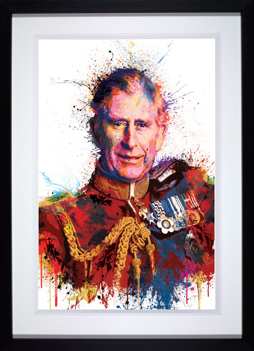 King Charles Print by Artist Daniel Mernagh