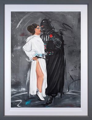 Kinky Vader Part I Framed Print on Paper by Artist Wild Seeley