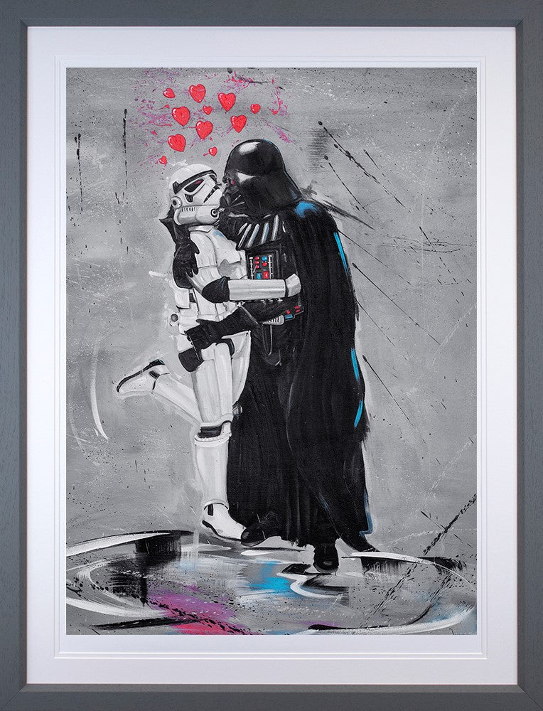 Kinky Vader Part II Framed Print on Paper by Artist Wild Seeley