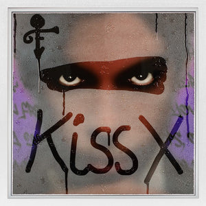 Kiss Framed Print on Paper by Artist Tboy